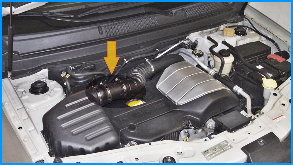 Air flow sensor location Air flow sensor location